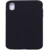 Evelatus Apple  iPhone XR Premium Soft Touch Silicone Case Black