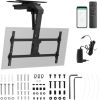 Maclean electric TV mount, ceiling mount, Tuya support, max. VESA 800x400, reg. in pos. +90°~-90°, for TV 43-86", max. 45kg, MC-109 T