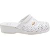 Mobilex Scholl Clog Backguard - women's white clogs, size 38