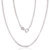 Серебряная цепочка Rollo 2 мм #2400143, Серебро 925°, длина: 50 см, 5.5 гр.