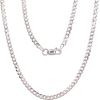 Sudraba ķēdīte Kartjē 2.5 mm, dimantu apstrādājums #2400089, Sudrabs 925°, garums: 65 cm, 9.1 gr.