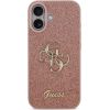 Guess PU Fixed Glitter 4G Metal Logo Case Чехол для Apple iPhone 17