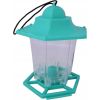 Greenmill KARMNIK Z DASZKIEM PLASTIKOWY ZIELONY SZEROKOŚĆ 13cm WYSOKOŚĆ 18cm