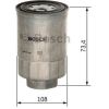 Bosch Degvielas filtrs 1 457 434 450