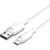 USB 2.0 A to USB-C 3A cable Vention CTNWH 2M (white)