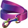 WAUDOG gradient nylon dog leash, 20mm wide, 122cm long, purple
