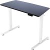 Rakstāmgalds ERGO FIT ar 1 motoru 120x68xH71,5-116cm, melns/balts