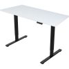 Rakstāmgalds ERGO FIT ar 1 motoru 120x68xH71,5-116cm, balts/melns
