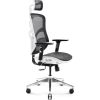 Krzesło biurowe Diablo Chairs V-Basic Biało-czarne