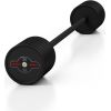 Gumijots svara stienis ar fiksētu svaru 1 gab. 50 kg - Marbo Sport