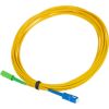 Maclean fiber optic patchcord cable, SC/APC-SC/UPC SM 9/125 LSZH, single-mode, length 15m, simplex, G657A2, MCTV-405