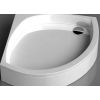 Vispool dušas paliktnis C-90, 900x900 mm, h=240 mm, r=550 mm, bez paneļa, balta akmens masas