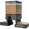 Oneisall dual automatic pet food dispenser without WIFI