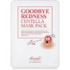 Benton Goodbye Redness Centella Cica Mask Pack - Zklidňující plátýnková maska pro problematickou pleť, akné 23.0g