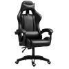 Gaming tipa biroja krēsls ExtraLink G-524 – grozāms, kausveida dizains, melns