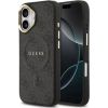 Guess Apple  iPhone 17 PU Leather 4G Gold Frame MagSafe Case Black