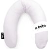 La Bebe™ Nursing La Bebe™ Rich Maternity Pillow Art.78649 Light grey Pakaviņš (pakavs) mazuļa barošana, gulēšanai, pakaviņš grūtniecēm 30x104 cm