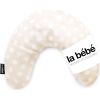 La Bebe™ Nursing La Bebe™ Mimi Nursing Linen Pillow Art.72678 Dots Atbalsta pakaviņš spilventiņš 19x46cm ceļojumiem