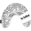 La Bebe™ Nursing La Bebe™ Mimi Nursing Cotton Pillow Art.49346 White&Black pakaviņš spilventiņš 19x46cm ceļojumiem