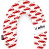 La Bebe™ Nursing La Bebe™ Rich Maternity Pillow Art.102773 Cars Red-White pakaviņš mazuļa barošana, gulēšanai, pakaviņš grūtniecēm 30x104 cm