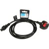 iBOX Power Cable for Laptops (clover) VDE 1.8m UK plug