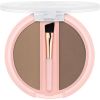 Essence Duo Set Brow Powder - Pudr na obočí 1,8 g 03 Dark