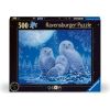 Ravensburger Glow In The Dark Puzzle 500 Pieces: Owls In The Moonlight