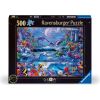 Ravensburger Glow In The Dark Puzzle 500 Pieces: Moonlit Magic