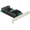 DeLOCK 16P SATA PCIe x4 Card - 90073