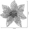 Ziemassvētku rotājums "Poinsettia" Springos CA0726 11x11 cm