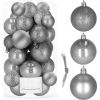 Ziemassvētku bumbiņas Springos CA0173 4/5/6cm 30gab