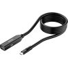 UNITEK EXTENSION CABLE USB-C 10GBPS, 5M, BLACK