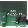 Coach Green for Men Gift set EDT 100 ml, miniature EDT 15 ml and shower gel 100 ml 100ml