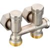 Danfoss RLV-K 15 dubultbloks leņķis 1/2"x3/4"