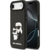 Karl Lagerfeld Apple  iPhone Air 3D Rubber Karl and Choupette Case Black