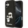 Karl Lagerfeld Apple  iPhone 17 3D Rubber Karl and Choupette Case Black