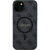 Guess Samsung  Galaxy S24 Plus HC MAGSAFE PU 4G RING CLASSIC LOGO Black