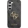 Guess Samsung  Galaxy S24 Ultra HC PU LEATHER 4G METAL LOGO Black