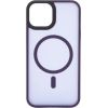 Evelatus Apple  iPhone 14 Hybrid Case With MagSafe PC+TPU Deep Purple