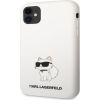 Karl Lagerfeld -  iPhone 11 Liquid Silicone Choupette NFT White