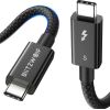 BlitzWolf BW-HDC8 240W USB-C to USB-C cable, 1.5m (black) Data USB kabeļi