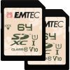 Emtec SD 64GB UHS-I U1 V10 Outdoor 2 pcs Карты памяти