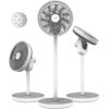 Cecotec EnergySilence 2600 Sunflower Portable Battery-powered fan Stand Fan Diameter 33 cm Number of speeds 12 Oscillation 22 W Remote control