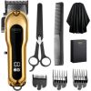 Camry Hair clipper with LCD display CR 2844 Cordless Number of length steps 4 Gold