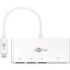 Goobay USB-C Multiport Adapter to 3x USB-A, Cardreader 40759