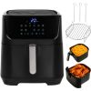 Adler AD 6317 Air Fryer Oven, 12 programs, 5.5 L, Black Adler