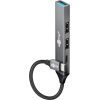 Goobay Slim 4-Port USB Hub, USB-C to USB-C/USB-A, 5 Gbit/s 74459