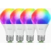 Nanoleaf Essentials Smart A60 Bulb Matter WiFi 900Lm 2700-6500K, 4pcs pack E27 9 W RGBCW Viedās lampas un spuldzes