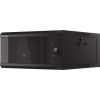 Lanberg Rack cabinet 19" wall-mounted 4U 600 fast assembly (flat pack) WFFA-5604-10B Black