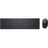 Dell KM5221W Pro Keyboard and Mouse Set Wireless Ukrainian Black 2.4 GHz
